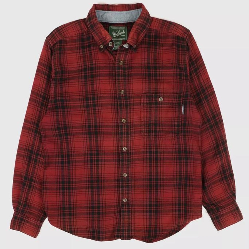 Woolrich Men's Red Plaid Shirt